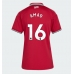 Tanie Strój piłkarski Manchester United Amad Diallo #16 Koszulka Podstawowej dla damskie 2026-27 Krótkie Rękawy